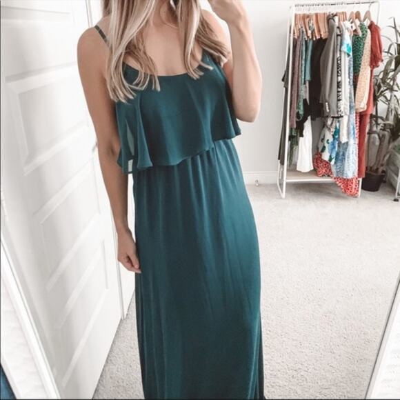 Show Me Your Mumu Caitlin Ruffle Maxi Medium NWT - Picture 6 of 9